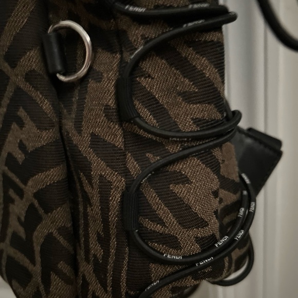 Fendi Dark Patterned Backpack - Picture 2 of 16